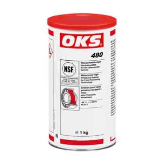 OKS 480 - Graisse pour haute pression, résistante à l’eau, pour l'industrie alimentaire