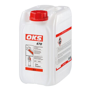 OKS 670 - Wysokowydajny olej, z białymi suchymi materiałami smarującymi