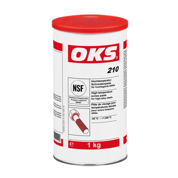 OKS 210 - pasta para parafusos para altas temperaturas, para aços de alta liga